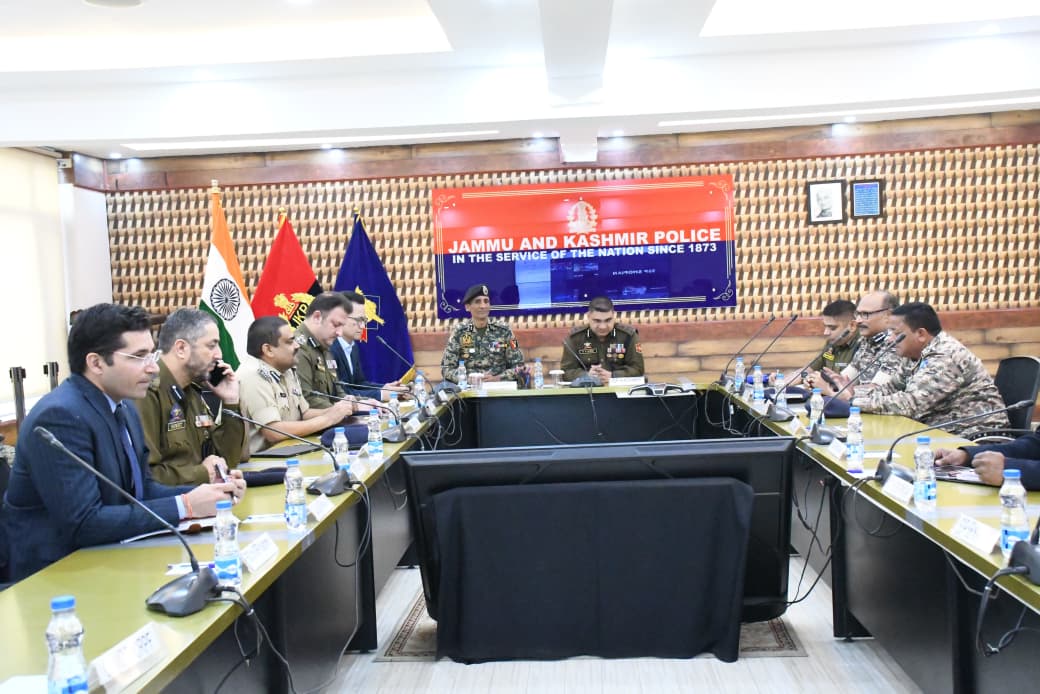 'IGP Kashmir chairs security review meeting at PCR Kashmir'